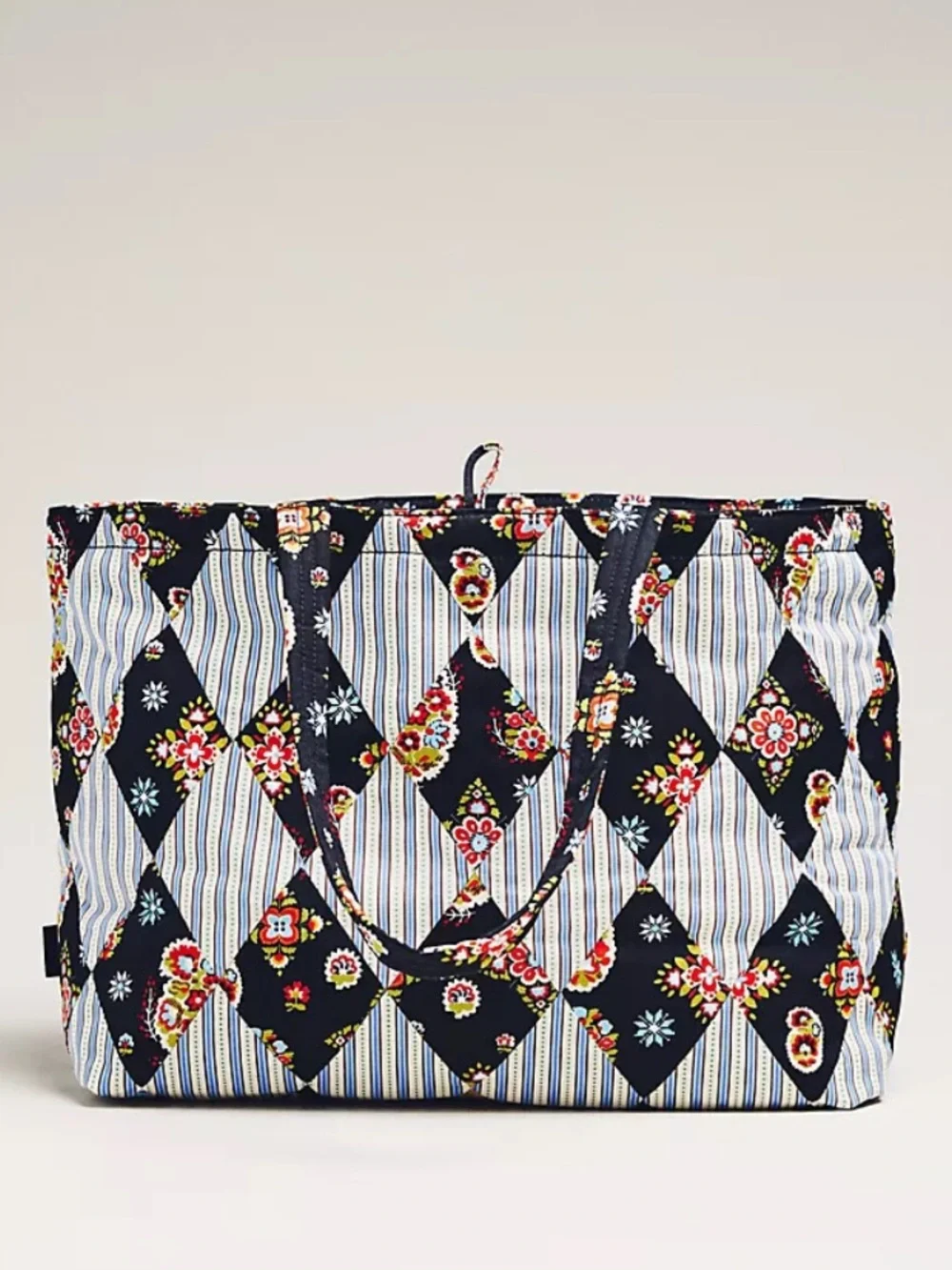 Vera‎ Bradley Hathaway Tote in Diamond Patchwork Northstar Anthro collab!